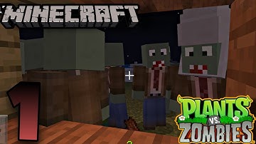 Minecraft Bedrock: PVZ Survival - Gameplay Walkthrough (Part 1) [iOS,Android]