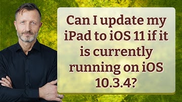 Can I update my iPad to iOS 11 if it is currently running on iOS 10.3.4?
