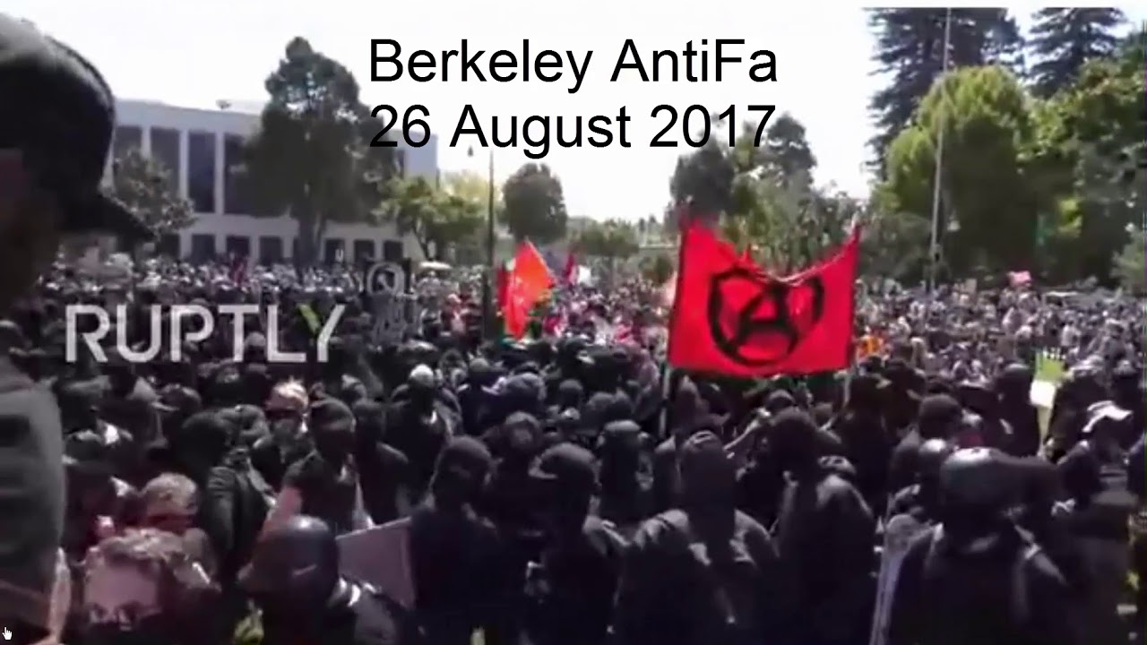Berkeley AntiFa Riot 8 August 2017
