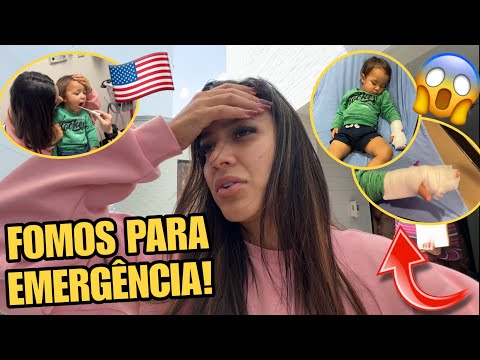PRIMEIRA VEZ NA EMERGÊNCIA COM MEU FILHO NOS ESTADOS UNIDOS!! 🚨🇺🇸 *REALZÃO*