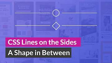 Como fazer uma linha horizontal no CSS?