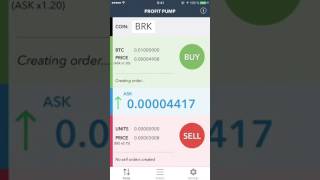 ProfitPump for Bittrex screenshot 2