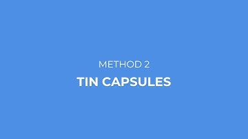 METHOD 2 to analyze liquid samples: tin capsules and a dedicated disc for autosampler