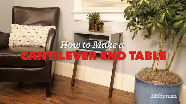 Saturday Morning Workshop: How To Build A Cantilever End Table