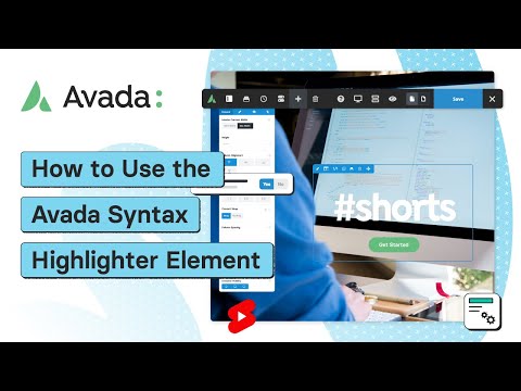 How to Use the Avada Syntax Highlighter Element