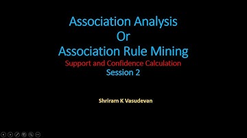 25. Association Rule Mining - Support and Confidence Calculation