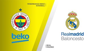 Fenerbahce Beko Istanbul - Real Madrid Highlights Turkish Airlines Euroleague Rs Round 34