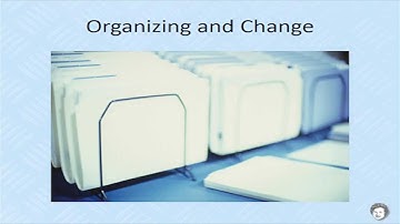 Principles Of Management - Lesson 6 Organizing And Change