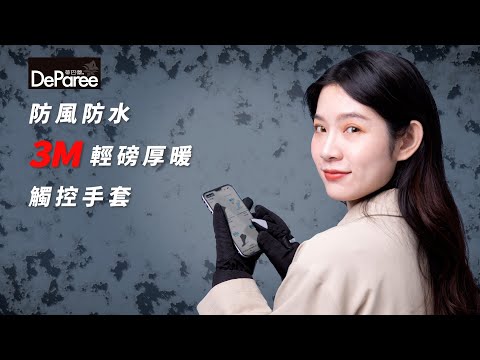 【蒂巴蕾DeParee】防風防水｜3M輕磅厚暖｜觸控手套｜騎車好物｜防寒必備