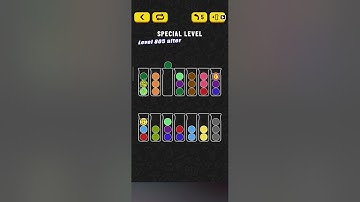 Ball Sort Puzzle Special Level after Level 805 / Lock Ball and Key Ball and Question Mark Ball