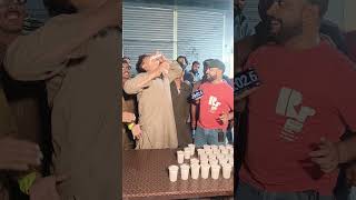 Banana Milk Shake Drinking Contest
