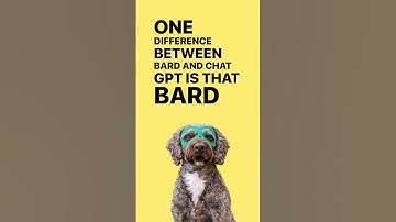 Chat GPT vs BARD Difference #shorts #chatgpt #bard