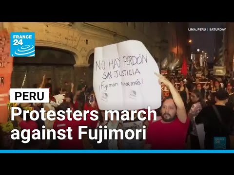 "Fujimori never again!" Protesters fill streets of Lima ahead of Peru presidential elections