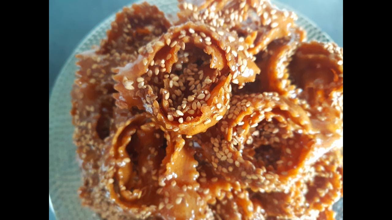 CHEBBAKIA SANS GLUTEN ET ET SANS GOMME