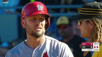 STL@PIT: Holliday plates Leake with a single to left