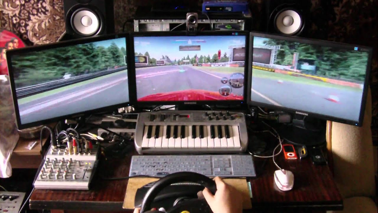 NFS Shift Game play 3 monitors YouTube