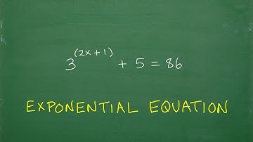 Exponential Equation - Let’s solve the equation using logarithms