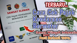 TERBARU!! Cara Cek Pajak Kendaraan Bermotor Secara Online Tanpa Aplikasi screenshot 2