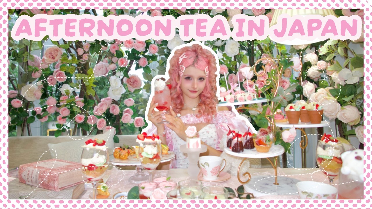 Visiting The CUTEST Afternoon Tea Spots in Tokyo!! 🌸
