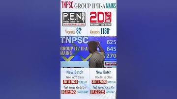 NEW BATCH TNPSC GROUP-II/IIA MAINS | FREE INTRODUCTION CLASS @ CHENNAI | Suresh IAS Academy