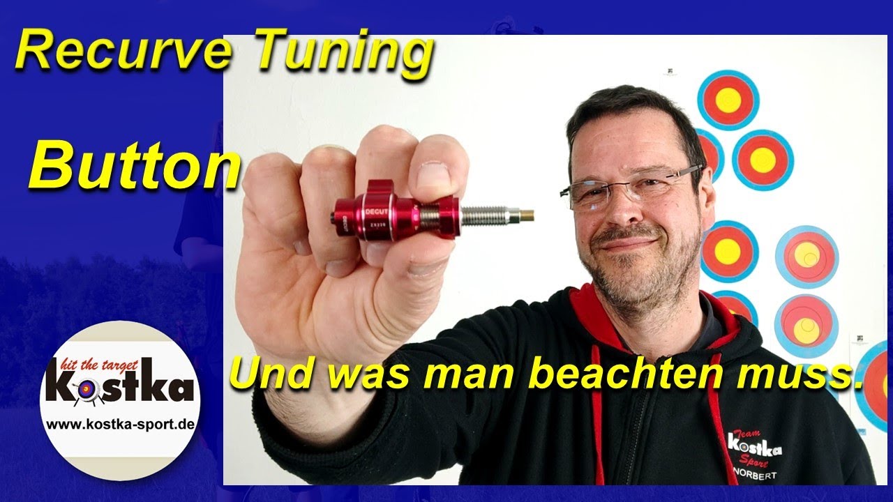 Recurvebogentuning - Button einstellen