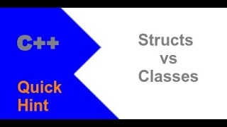 What's the difference? C++ Structs vs C++ Classes