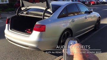 Audi A6 remote boot Open/close