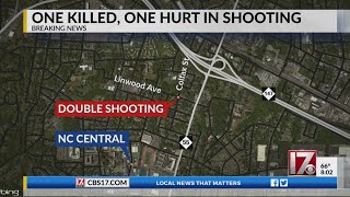 Durham police search for gunman in double shooting