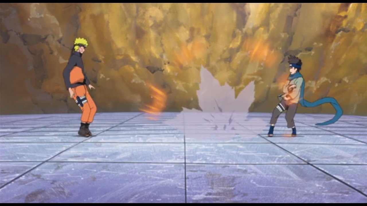 naruto vs konohamaru examen chunnin YouTube