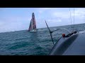 Louis Vuitton 37th America's Cup Race 3 Port Entry Stern Camera - INEOS Britannia