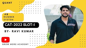 CAT 2022 | QA Original Question | Q - 8 | Number System | Advance  | Unique approach by RAVI kumar