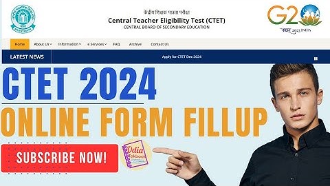 CTET Dec 2024 Form Fill up / CTET online form 2024 kaise bhare / CTET form fill up 2024 / ctet form