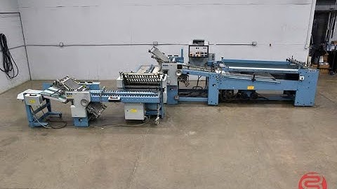 MBO B26 Continuous Feed Paper Folder w/ 8 Page Unit, 16 Page Unit, and Mobile Delivery