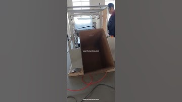 Automatic big box erecting forming machine testing video