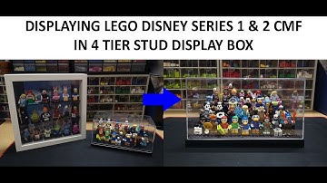 Displaying Lego Disney Series 1 and 2 CMF in 4 Tier Display Box