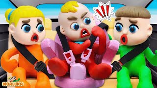 Let's Buckle Up - Seatbelt Song | WOA Luka Nursery Rhymes and Kids Songs