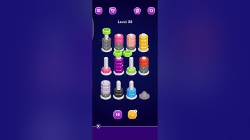 Nut Sort - Level 68 (Gameplay)