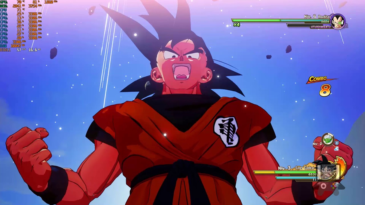 Dragon Ball Z Kakarot (Max Settings Good performance) i58300H