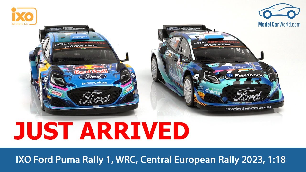 IXO - Just Arrived 1:18 Ford Rally1 No. 8 and 13, WRC, Central