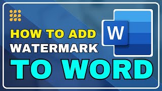 How To Add a Watermark to Word Documents (FAST & EASY!)