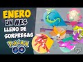 🥳 ¡ENERO! UN MES LLENO DE EVENTOS Y SORPRESAS ¿TE LO VAS A PERDER? - POKÉMON GO [Neludia]