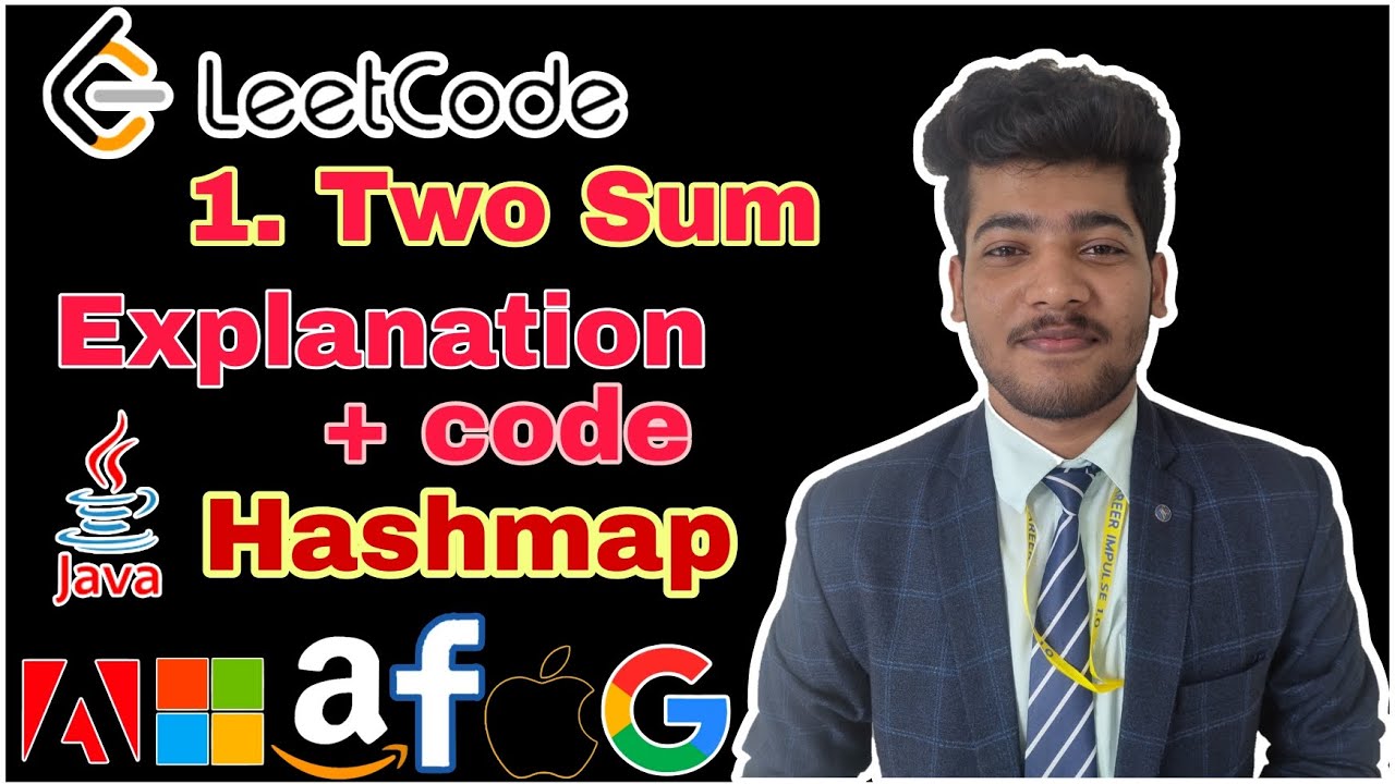 Two sum | Leetcode 1 easy | Hashmap |String problem | Java | solution ...