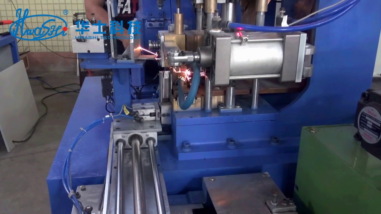 Automobile connecting rod stabilizer link welding machine YouTube