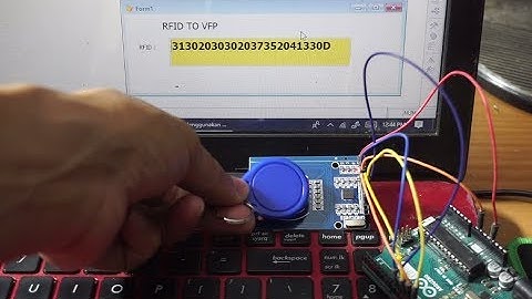 RFID Arduino With Visual Foxpro