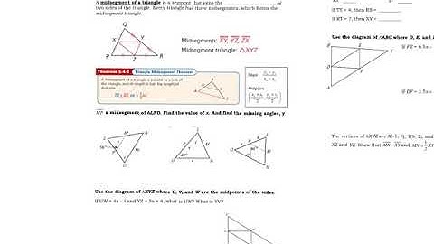 6.4 Mid-segment Theorem