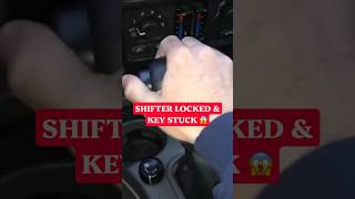 FIXING STUCK KEY & SHIFTER 😱 #automotive #mechanic #car