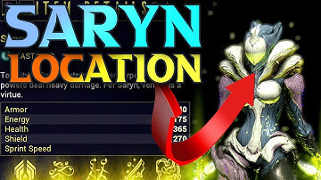 how to get SARYN warframe location guide #tennocreate