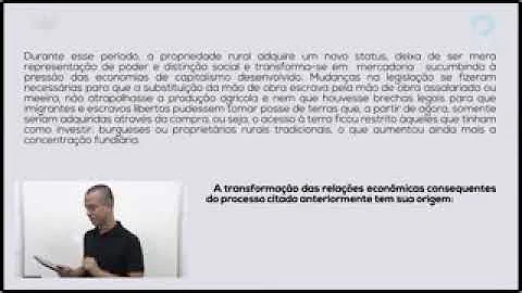 O que visava a Lei de Terras?