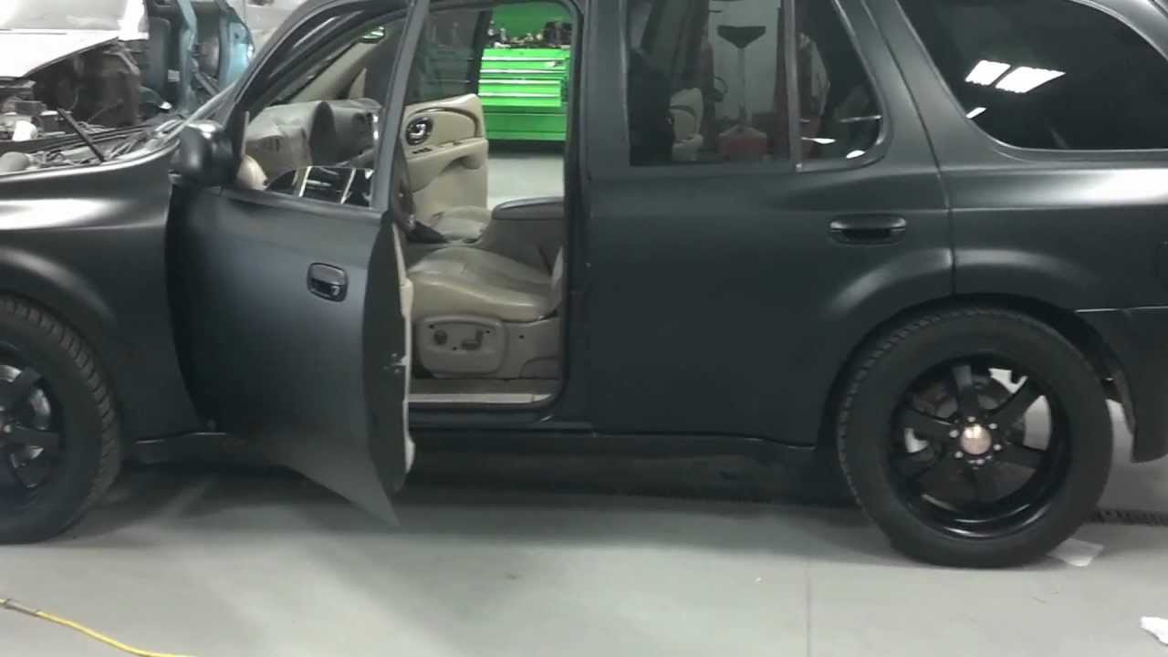 Buick 2006 buick rainier cxl : buick rainier matte black paint job shady walk around/idle, - YouTube
