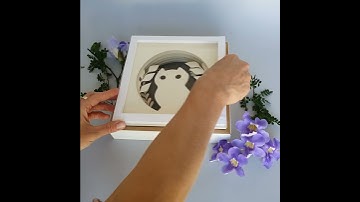 Easy Flexible Spacers for Shadow box #craft #paperart #papercut #cricut #silhouette